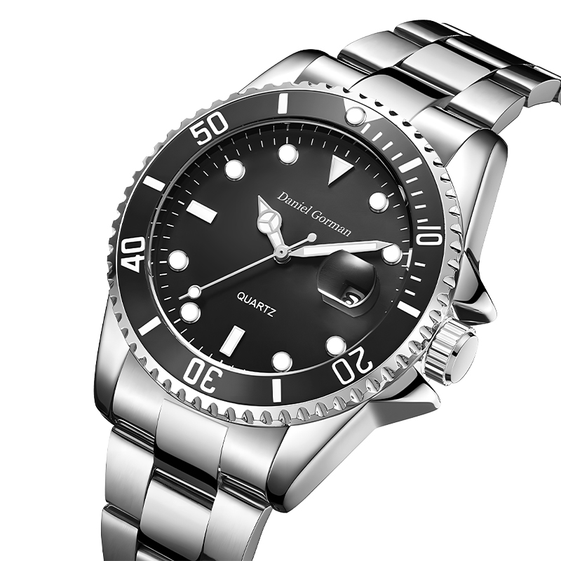 Daniel Gormannejvyšší kvalita Men \\'s Sports Watch Waterproof Classicnerezová ocel Strap Fashion Fashion Men \\ Watch Business Quartz Watchrm001