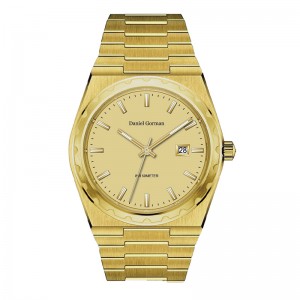 Sleduje multifunkční křemenné hodinky Menna zápěstí znerezové oceli DG9001