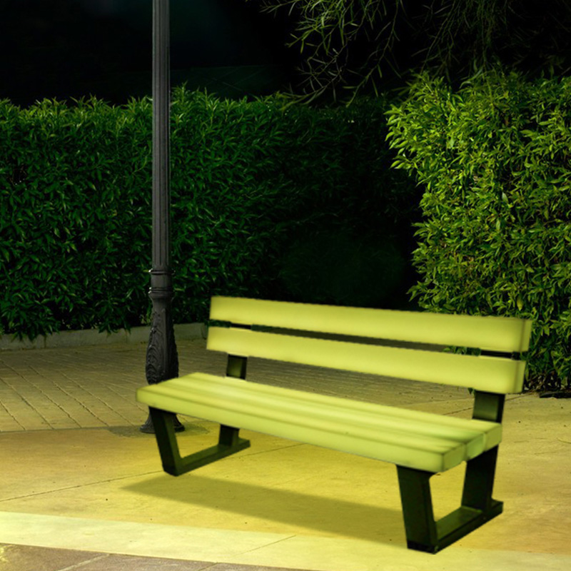 16 barev LEDnábytek Vodotěsní zahradní lavičky dobíjecí lithium baterie Outdoor LED židle
