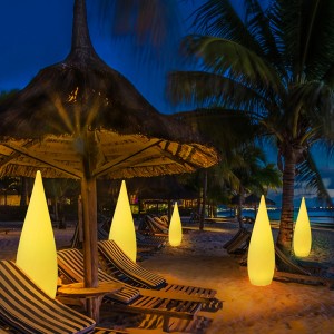 Zahradní paluba paluby plavecký bazén dekorace moderní led stojící podlahové osvětlení vzdálené RGB barvy výměn led světla podlahová lampa venkovní světla baterie poháněná vodotěsná dobíjecí