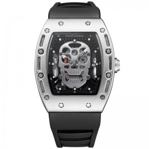 Fashion Skull Men \\\\\'s Quartz Watch Daniel Gorman Go11 Creative Dial Watch for Men Clock Gold Life Waterproof Muži