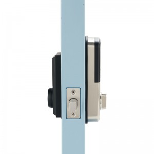 3002 Inteligentní zámek pro přední dveře s klávesnicí dotykové obrazovky a otisky prstů, elektronický inteligentní zámek dveří Deadbolt