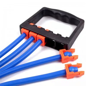 Pětiřadýnastavitelný výkonový expandér hrudníku s trubicí odporu rukojeti