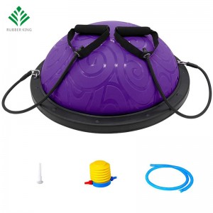 Trenérna poloviční míči s popruhy Ball Ball Ball Anti Slip pro základní trénink domácí fitness síla cvičení tělocvična