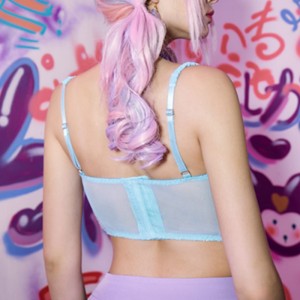 Krajka Trim Corset top krajka Vložka Bustier s detailem luku