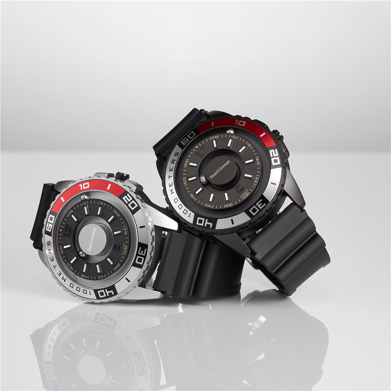 Daniel Gorman GO15 Magnetic Bead Men \\'s Watch Personalized Creative Sports Watch Cool Borderless Fashion Design znerezové oceli vodotěsné hodinky