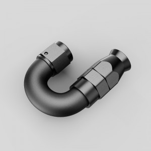 Racing Factory PTFE 180 stupňů hadice končí přizpůsobení