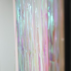 střapcová dešťová opona