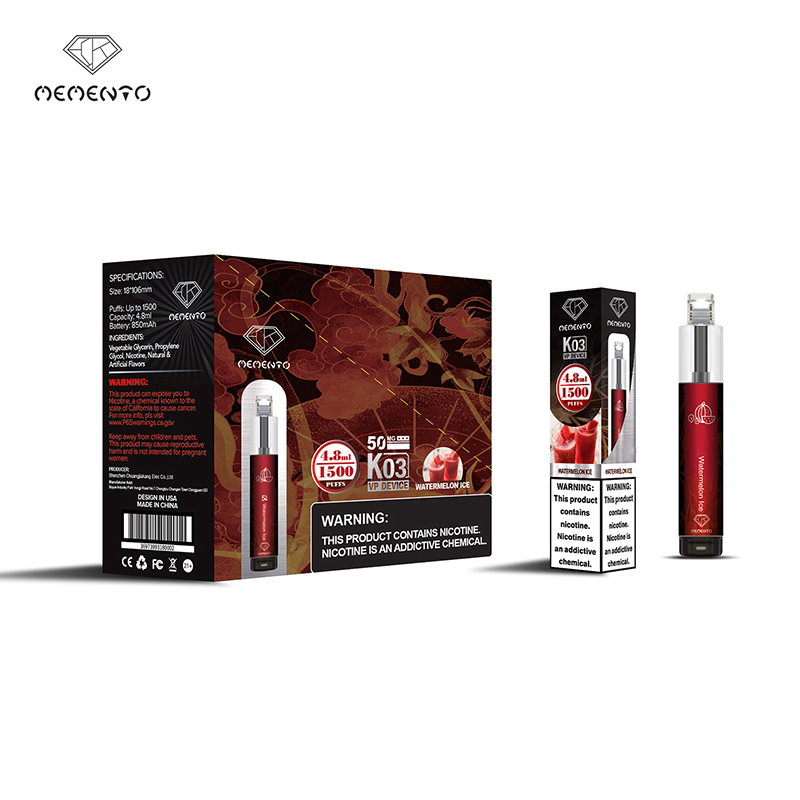 Nejlepší vape diaposabilní K03 1500puffs