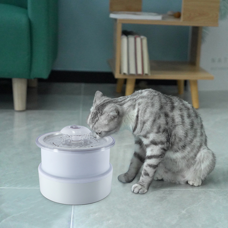 Materiál potravinářské třídy BPA Zdarma kočičí fontána PET skládací fontána
