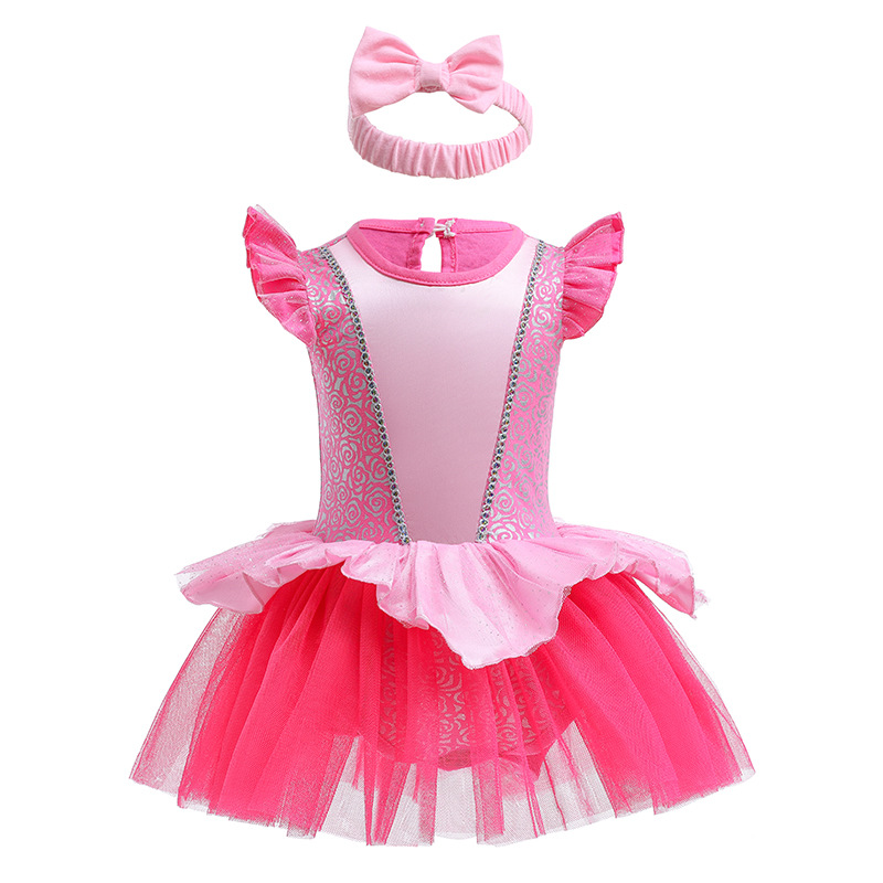 Halloween dívky Princezna romper 1 2 roky starénarozeninové šaty Fancy Fairy Cloats for Novorozence Elsa Ariel Rapunzel Belle se obléká