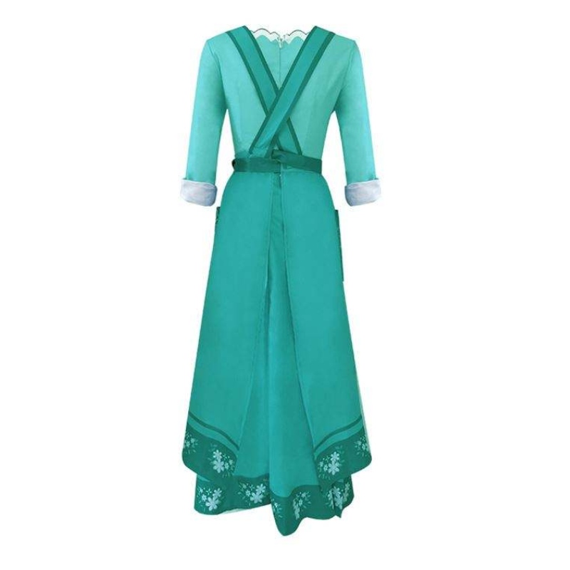 2022 Princezna Encanto Mirabel Costume Dress Party Birthday Cosplay Fancy šaty