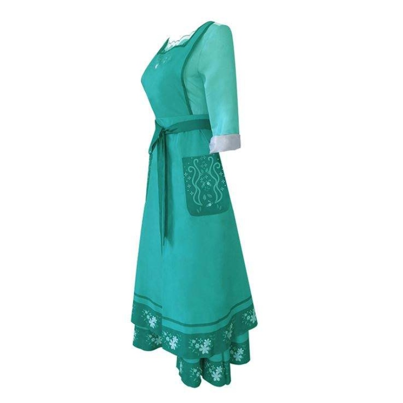 2022 Princezna Encanto Mirabel Costume Dress Party Birthday Cosplay Fancy šaty