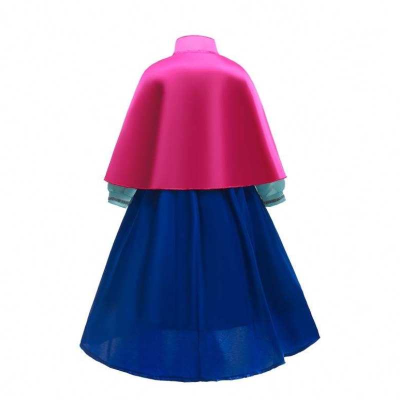 Baige Anna Elsa cosplay šaty pohádkové pohádky Halloween šaty princezna Anna Party Performance Outfit
