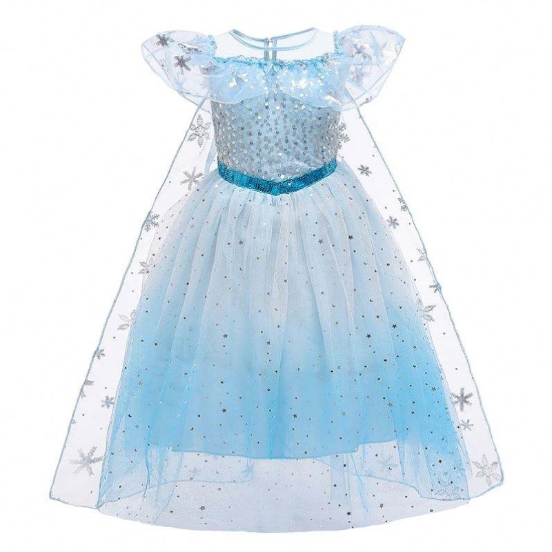 Baige cosplay party oblékat se Belle Princess dívky šaty kostým princezna Elsa Anna Halloween Fairy Kids Fancy šaty bx1683