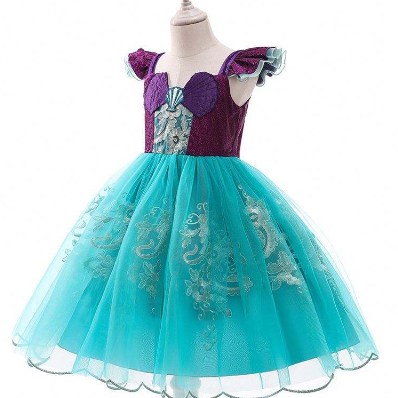 Mermaid Summer Short-ruever Princess Kids \\'s Dress \\ 'Clothing Girls Dress D0684