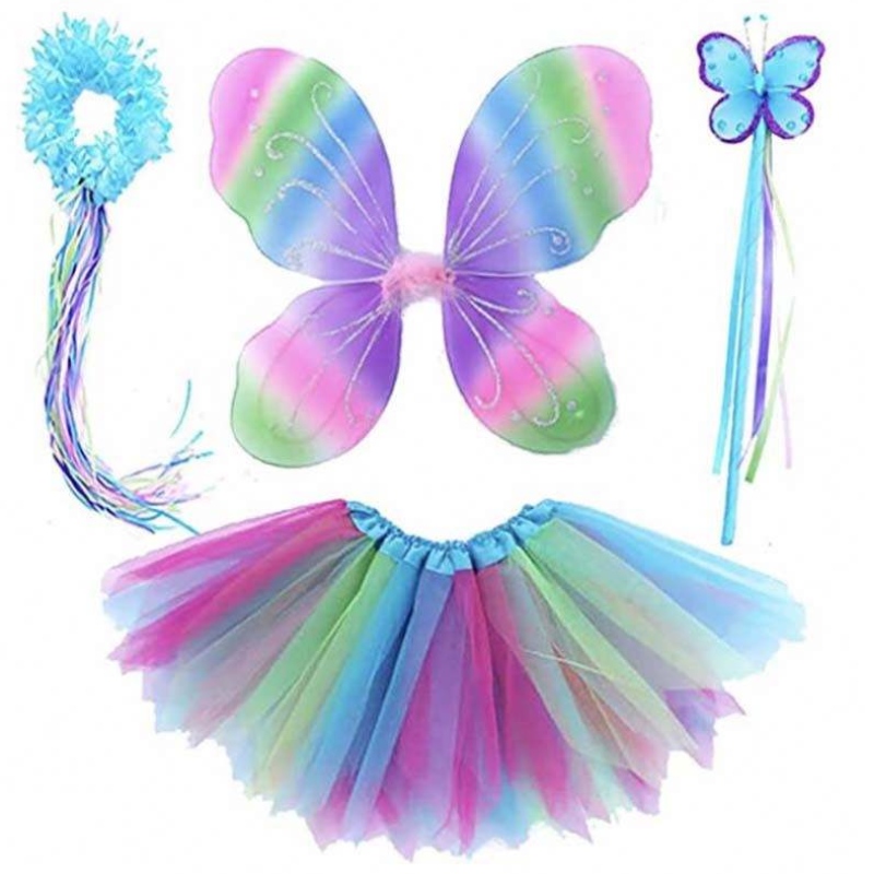 Karnevalové kostýmy dívky \\ 'Fairy Party Set Age 3-8y Princess Fairy Tutu sukně kostým DGHC-035