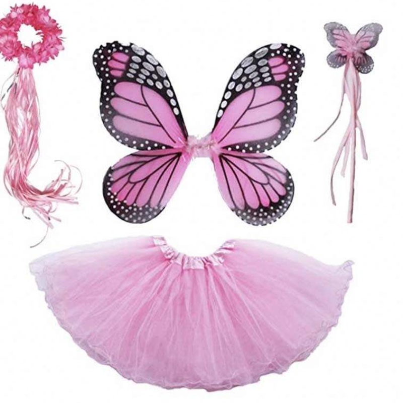 Karnevalové kostýmy dívky \\ 'Fairy Party Set Age 3-8y Princess Fairy Tutu sukně kostým DGHC-035