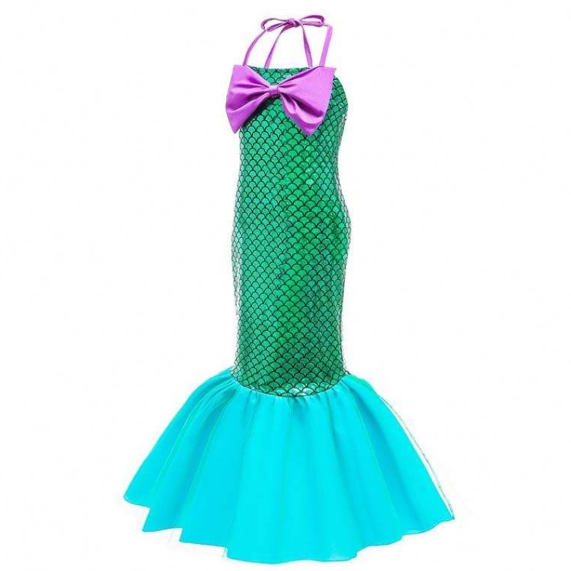 Amazon Top Seller Kids Carnival Party Little Girl Mermaid Costume pro děti s příslušenstvím DGHC-028