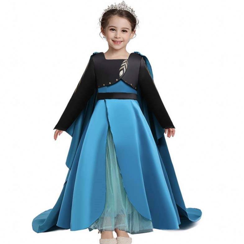 Kostém Queen Coronation New Elsa 2 Girl Dress Elsa Up pro děti HCGD-035