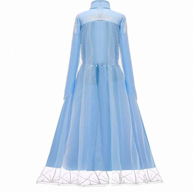 Děti dívky Halloween Party Cosplay 110-150cm Princess oblékat elsa šaty princezna HCGD-011