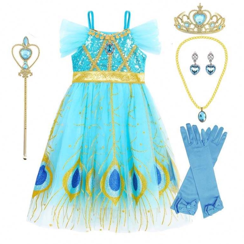 2022 Nové příjezdy Summer Halloween Kostýmy batole dívky oblékají party arabské princezny kostýmy hcal-006