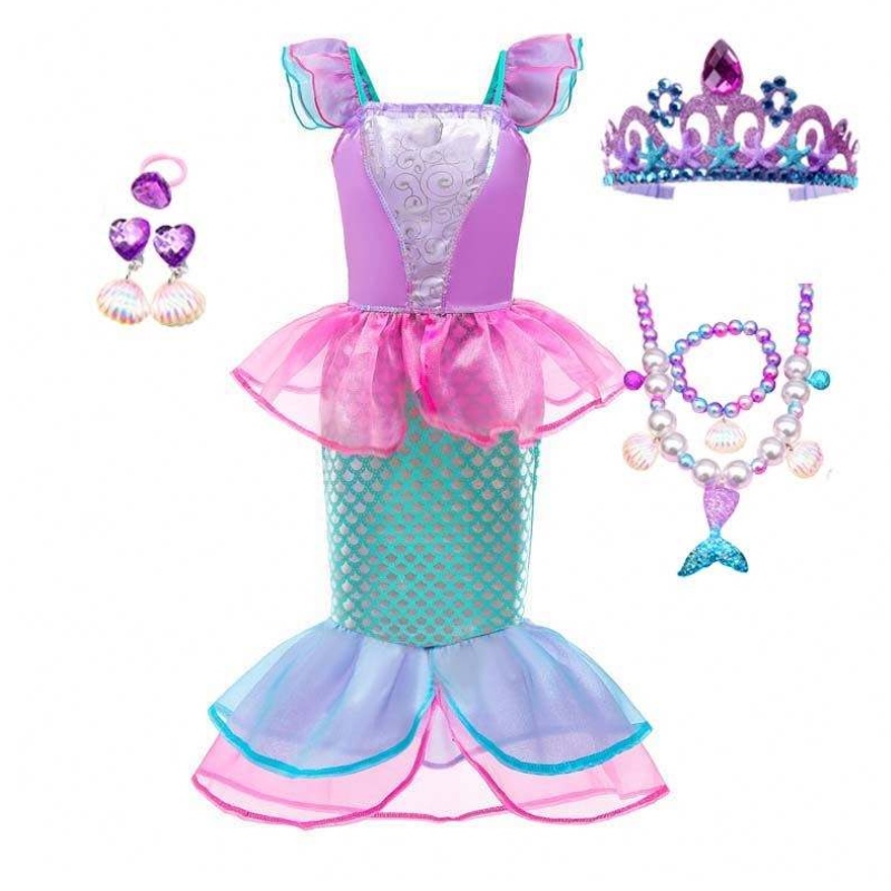 Halloweenskánarozeninová párty vánoční kostýmy s příslušenstvím Holčička Mermaid Carnival Costom Supplies HCMM-005