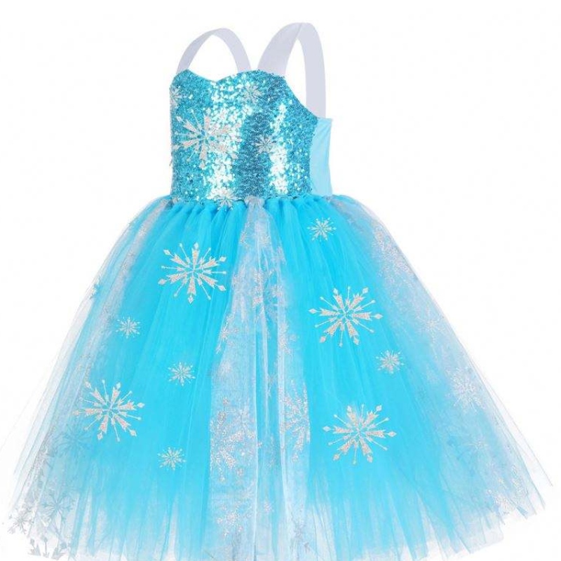 3-11 let staré šaty modré halloweenské kostýmy dívka jednorožec šaty princezna šaty tutu sukně