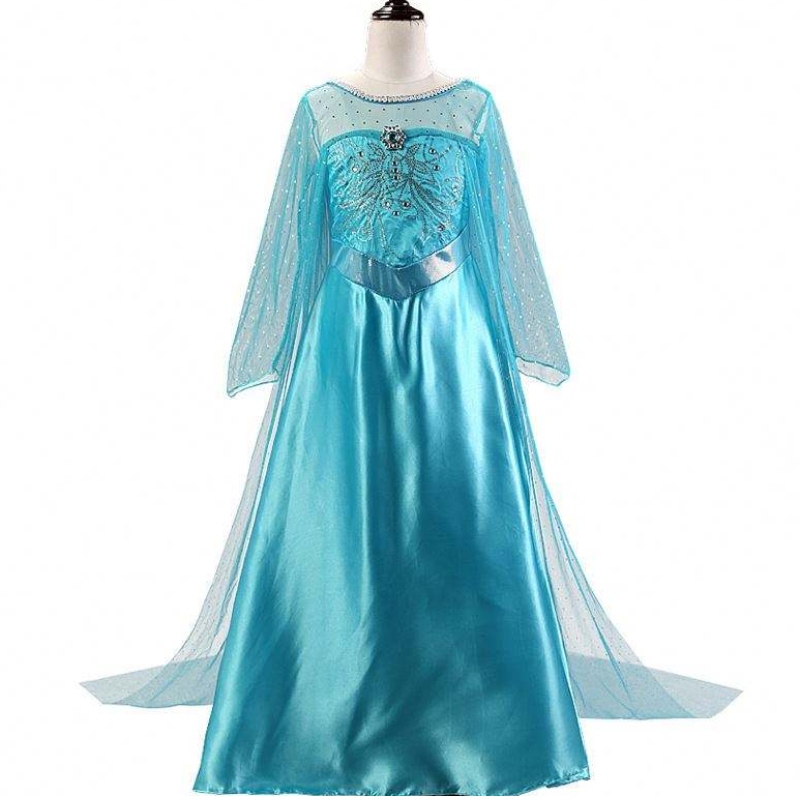 2021 Elsa 2 Halloween sukně dívky Dress Tailing Printered Prencess Princess Children's Dress bxlstw