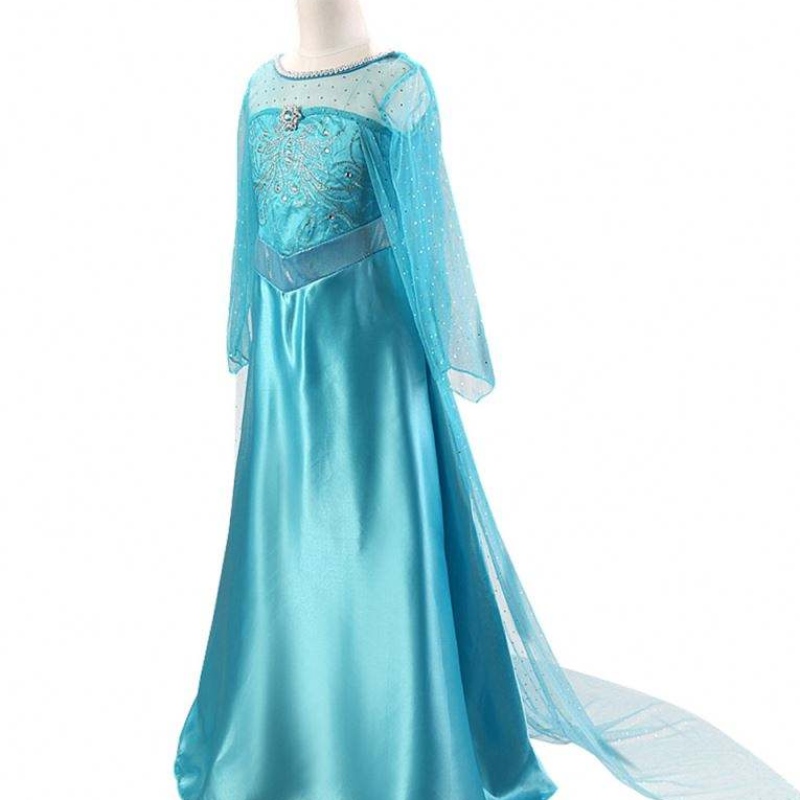 2021 Elsa 2 Halloween sukně dívky Dress Tailing Printered Prencess Princess Children's Dress bxlstw