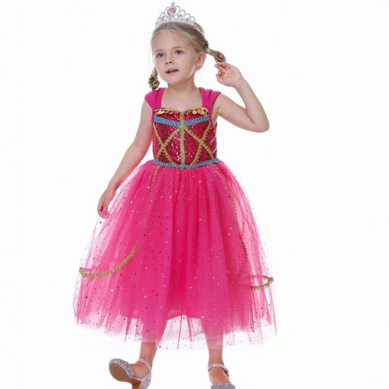 Baige Newjasmine Princess Dress Halloween cosplay kostým Kids Party Dress BX8140
