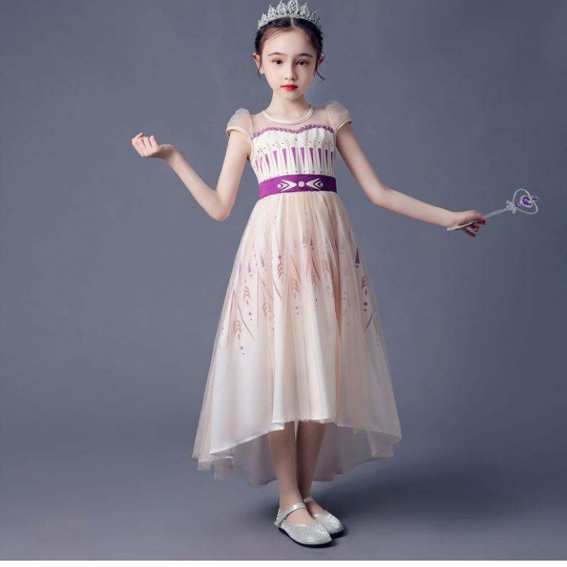 Baige New Girl Cosplay Queen Elsa šaty kostýmy koncové princezna Anna šaty pro dívky bx1720