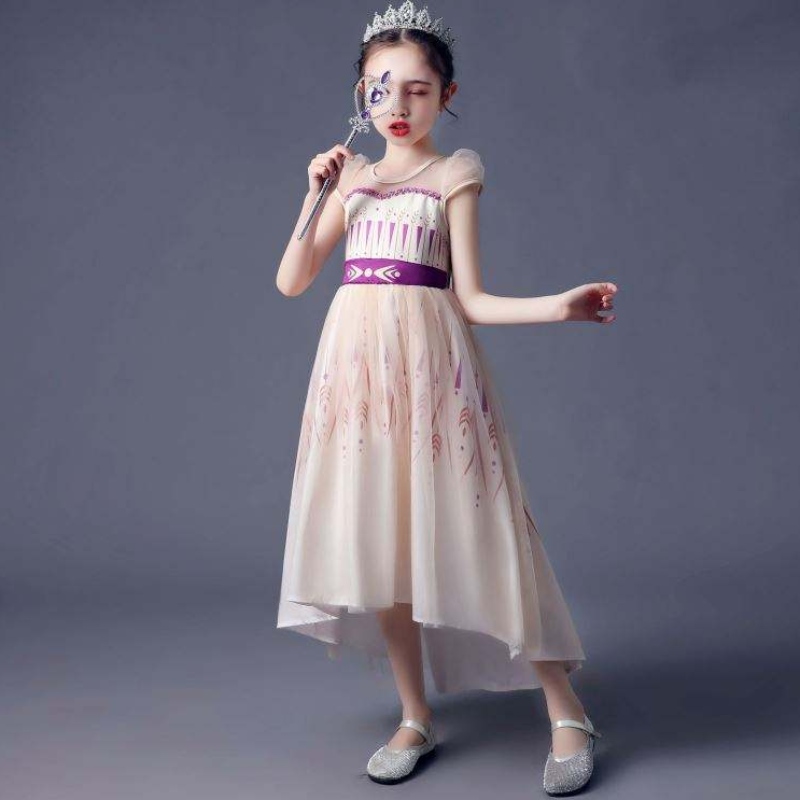Baige New Girl Cosplay Queen Elsa šaty kostýmy koncové princezna Anna šaty pro dívky bx1720
