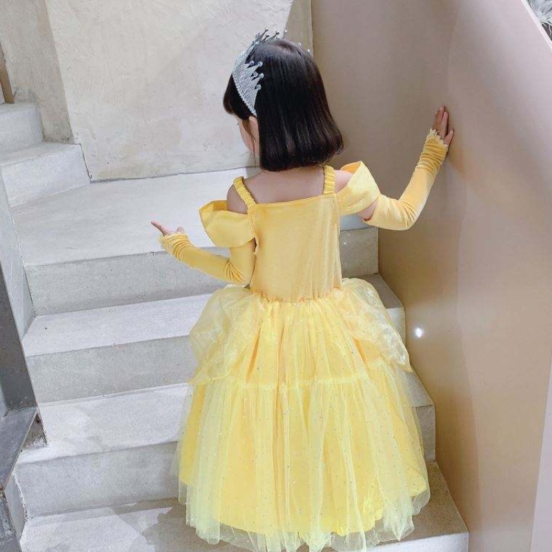 Krása a bestie belle princezna obléká se dětská dívčí party cosplay cosplay cosplay