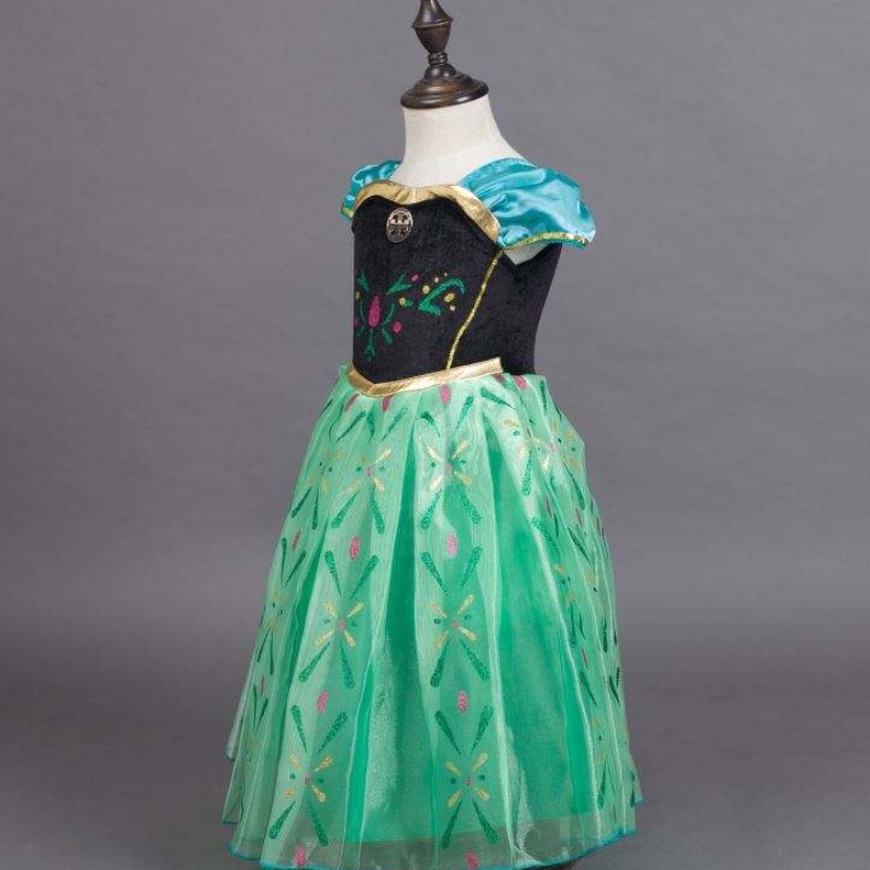 Performance Costume Princess Anna Dress Kids \\ S oblečení Princezna Anna šaty