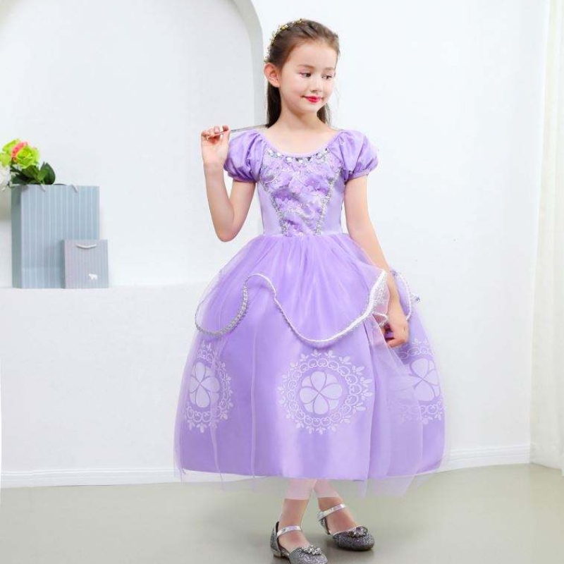 Halloweenský kostým Děti \\ Princezna Sofia šaty dívky Princezna Sofia Dress \\'s Dress Cosplay Cosplay Cosplay