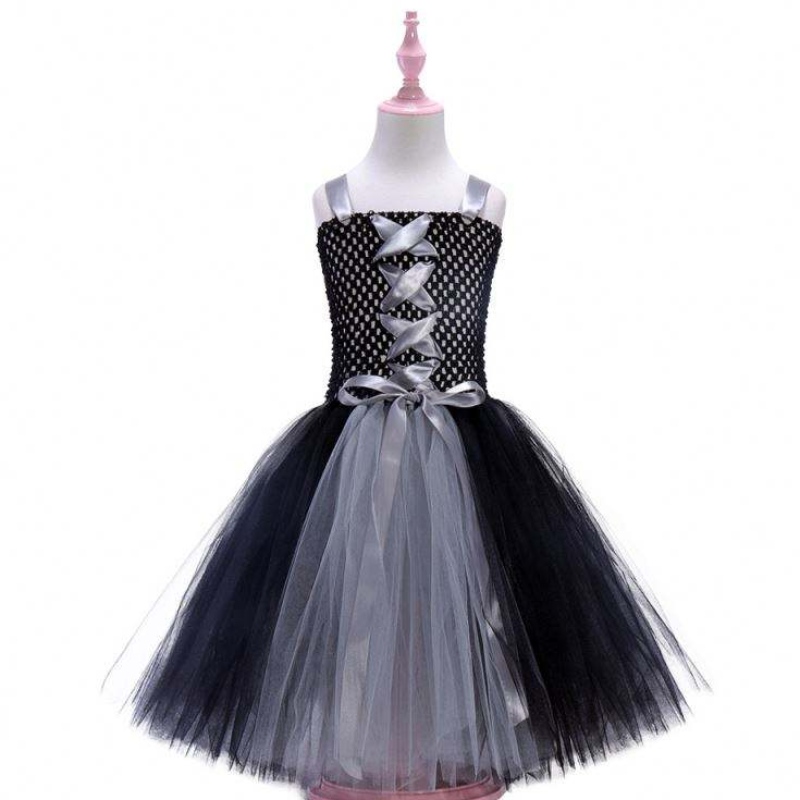 Dětské oblečení Halloween Spící kouzlo čarodějnice šaty dívka séma tutu sukně cosplay cosplay costume