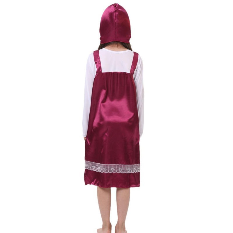 2022 Adult Little Red Riding Hood Costume Fancy Cosplay Carnival Costoms pro ženy šaty