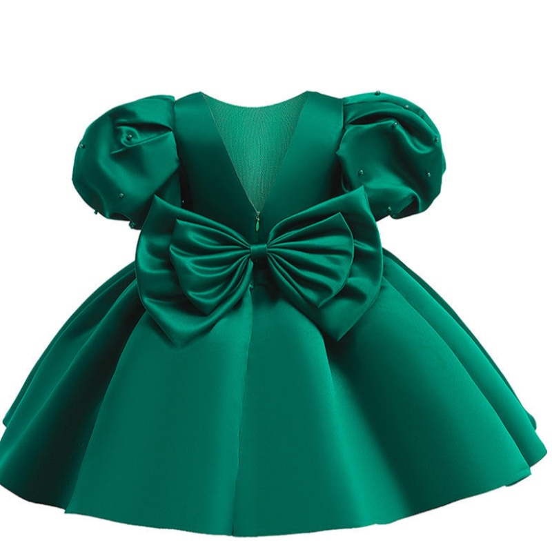 Děti družička šaty Elegantní princezna šaty děti dívka 1 roknarozeniny dětské plesové šaty svatební večerní šaty