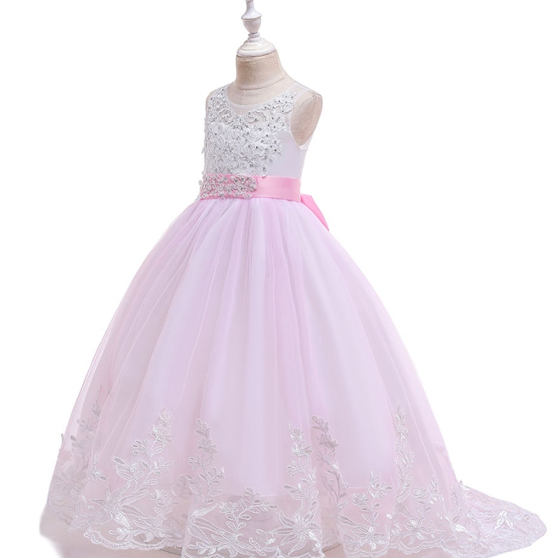 2022 Summer Girls Dress Dlouhé děti družičky šaty děti princezna party svatební šaty 3 10 14 let vestido
