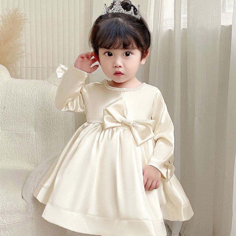 Baige Children Dress Party Wear Fairy Flower Girls Šaty 6 letnarozeninové plesové šaty 9105