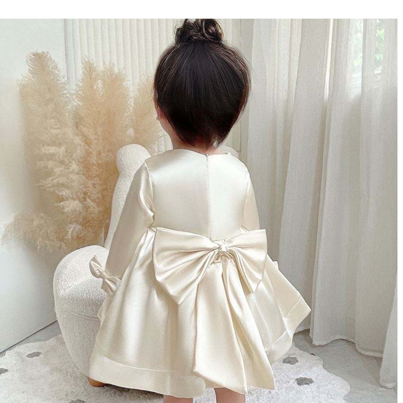 Baige Children Dress Party Wear Fairy Flower Girls Šaty 6 letnarozeninové plesové šaty 9105
