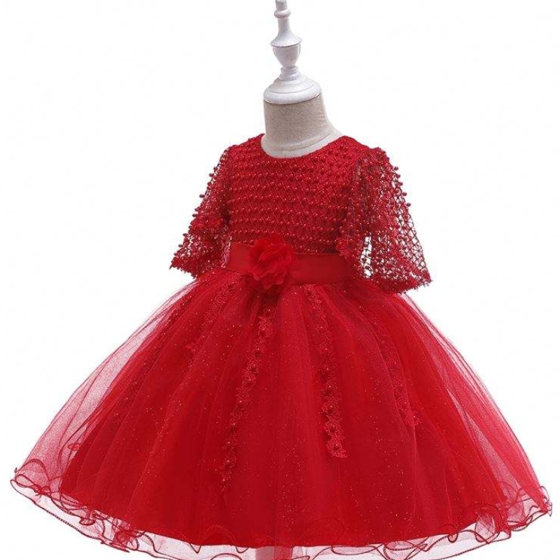 Baigenarozeniny roztomilé krásné dívky party šaty vánoční dětské krajkové květiny děti butik L5115