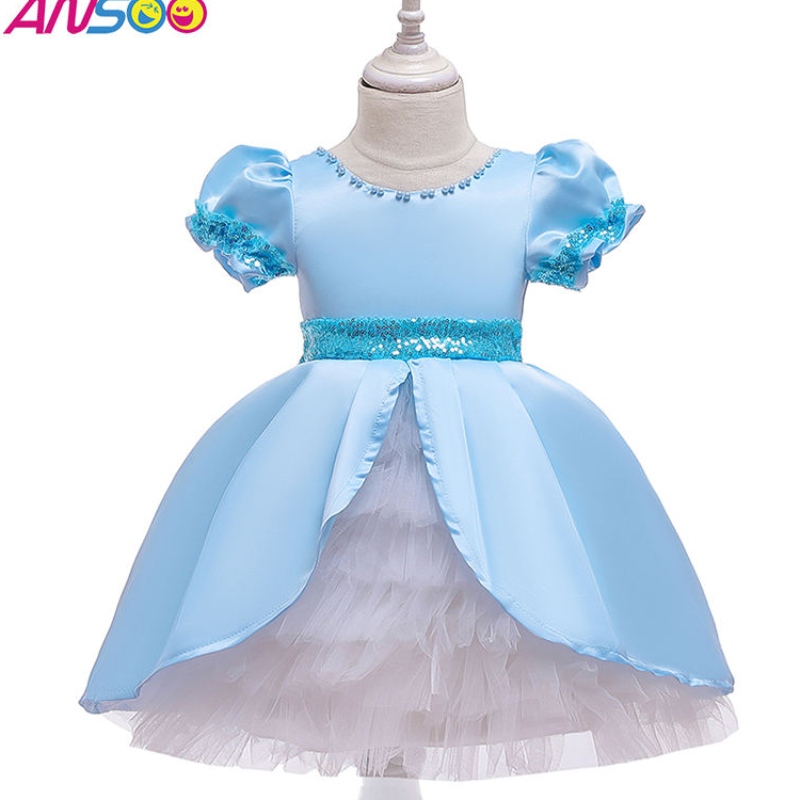 ANSOO KIDS DĚTSKÉ PRINCESS Šaty motýly flitry tutu šaty děti halloween party kostým