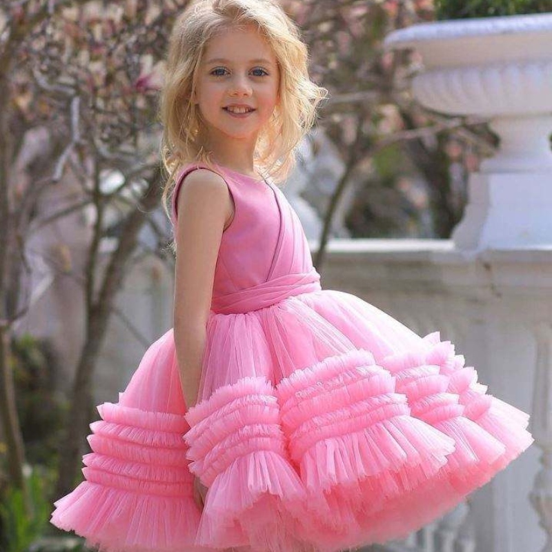 2022 Horké dívky Prodávající oblečení TULL TULL Girls Wedding Party Šaty Princes pro děti