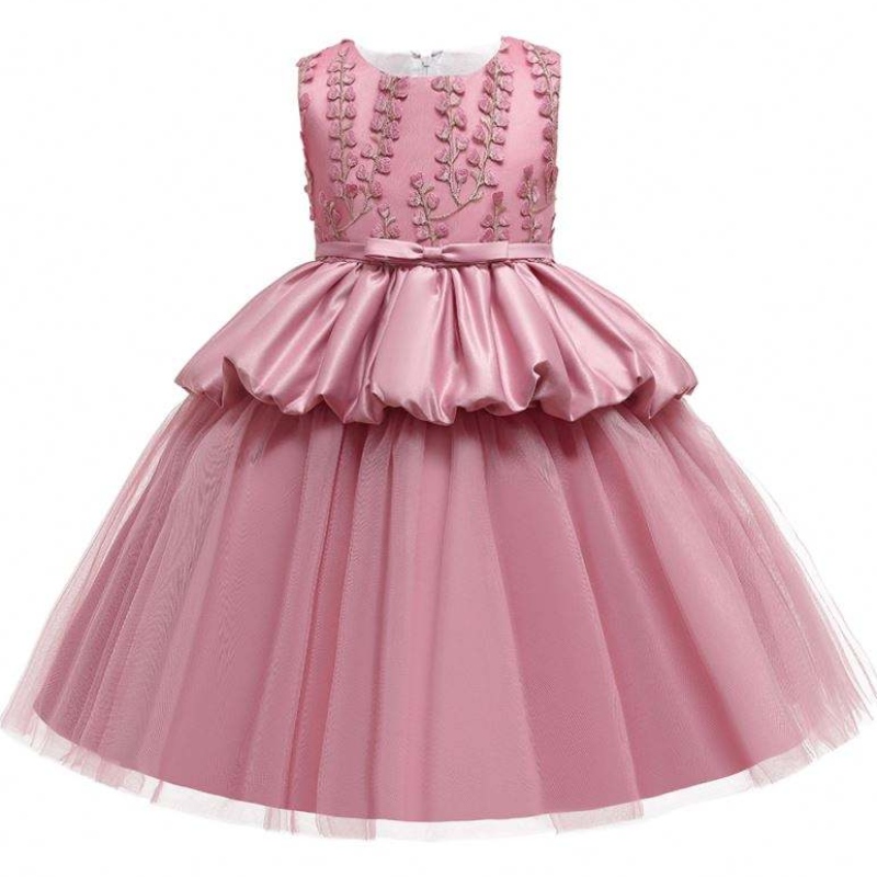 Nejnovější design horký prodejnarozeniny Elegantní roztomilé děti šaty princezna butik dětské plesové šaty L5177