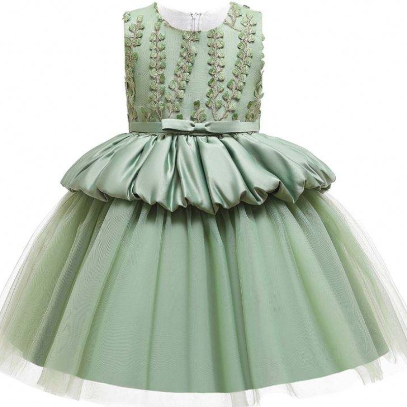 2020 Móda Kids Girls Dresses Summer Party Narozeniny Svatební dítě párty šaty 3-10 let Skids Party Dress for Girls L5177