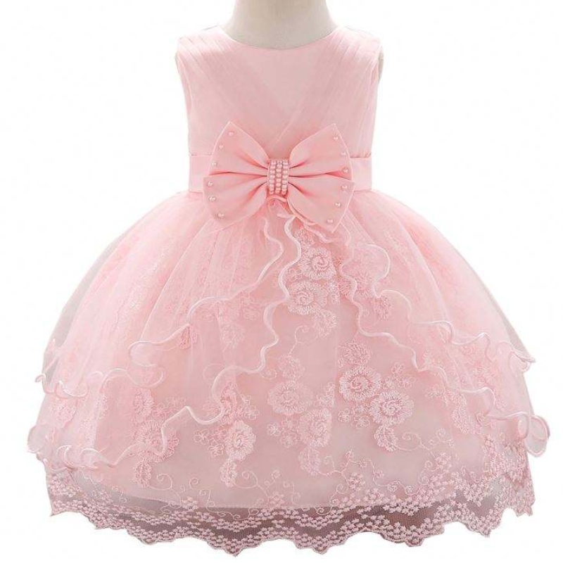 Novorozené dětské oblečení Bridesmaid Fancy Levné květinové dívky malé andělské šaty pronarozeninovou párty l1869xz