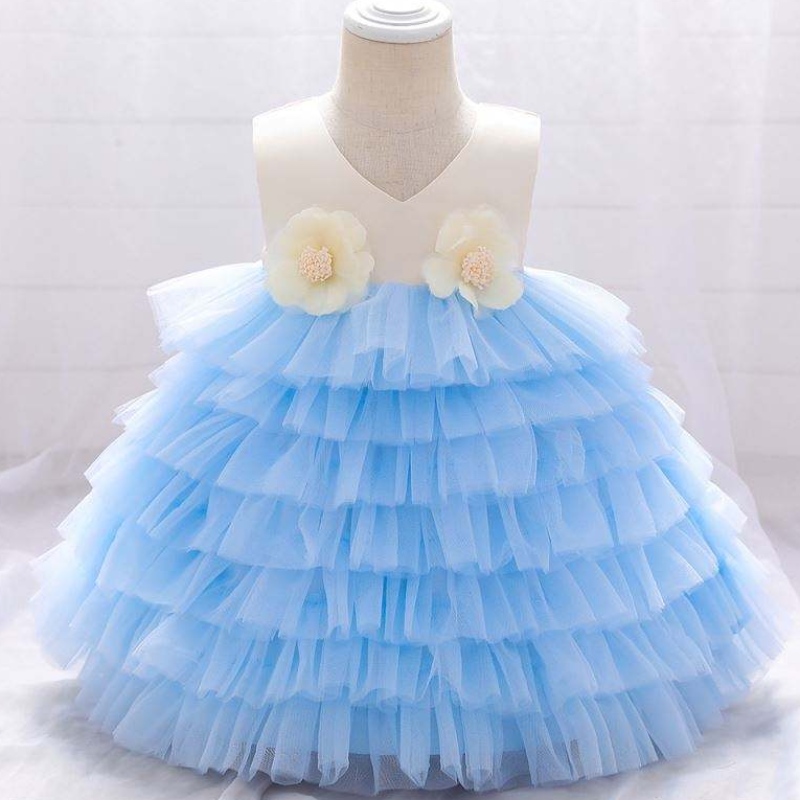 Baigenejnovější děti křtanarozeniny dívka šaty 0-6 let baby holčičky tutu šaty
