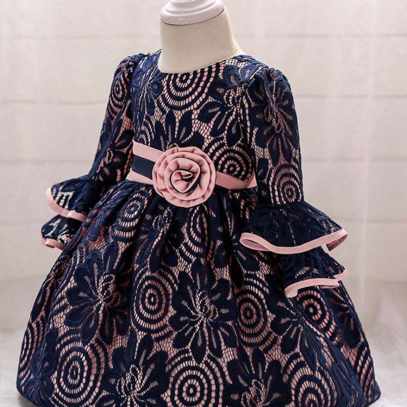Baigenejnovější děti Dress Designs Girl Party Frock Kids Novorozené oblečení L1858XZ